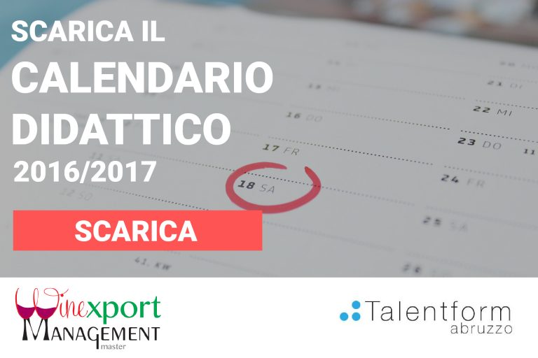 Calendario Didattico 2016 2017